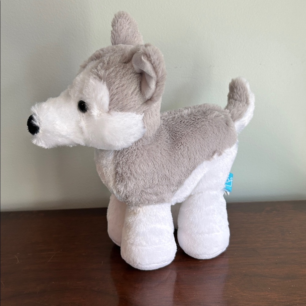 Manhattan Toy Husky Woolies Dog Puppy Plush Stuffed Animal 9"